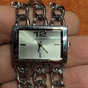 Ladies Jules & James wrist watch with unique bracelet.